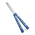 thumbnail image 4 of 3D Blue Sea Elf Comb Butterfly Comb Metal Hair Comb Foldable Training Comb, 4 of 4
