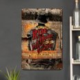 thumbnail image 2 of Placa Metal Vintage Occidental Pintura Hierro Rectangular Pared 20x30cm, 2 of 9
