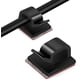thumbnail image 1 of Mini clips de cable para exteriores de 100 piezas con cintas adhesivas, clips de luz, clips de decoración, soporte de alambre de gancho autoadhesivo para luces navideñas y de hadas Adepaton  MZQ-0496, 1 of 9