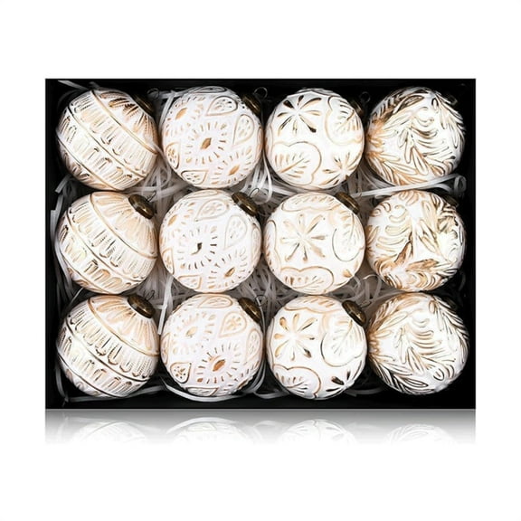 Ornament Brown Hanging For Holiday Classic Festive Indoor Hanging Spheres Christmas Decorations Boxwood Garland with Berries Staircase Garland Christmas Living Room Table Decorations Centerpieces