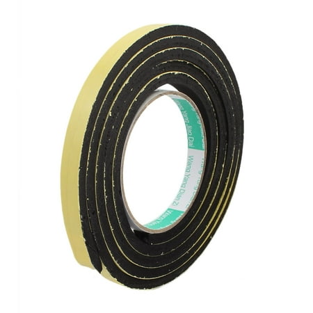 1.2cm Width 2m Length 6mm Thick Single Sided Sealing Shockproof Sponge Tape
