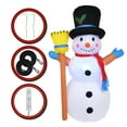 thumbnail image 4 of Furnishing articles,With Led Stakes Led Stakes And Decorations Inflatable Snowman Ropes Party Lawn Blow Decorations Stakes And Ropes Inflatables Decorations With Led 4 Ft, 4 of 6