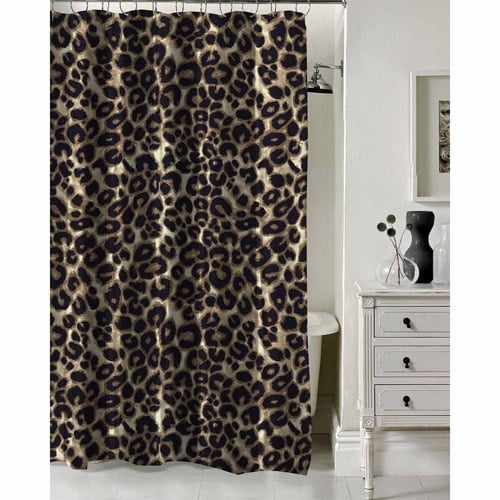 Formula Brushstroke Cheetah Shower Curtain, 70" x 72"