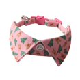 thumbnail image 4 of Pajarita navideña para gato perfecl Collar navideño para gato Hombre de jengibre, 4 of 8