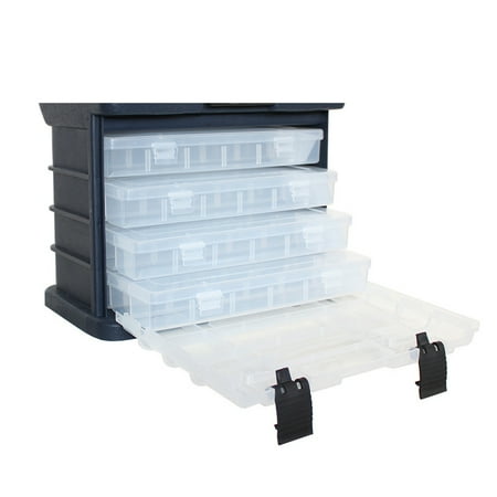 ZPAQI 4 Layer Large Fishing Tackle Box Multifunctional Fishing Accessories Storage Box