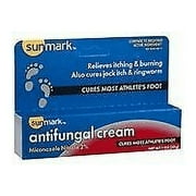 Sunmark Antifungal 1% Strength Cream 1 oz. Tube 2 Pack