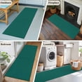 thumbnail image 6 of Dark Green Area Rugs 2x6 for Kitchen Runner Rug, Farmhouse Solid Green Color Modern Art Non Slip Washable Rug Runner, Low Pile Indoor Floor Carpet Mat Bathroom Rugs for Bedroom, Kids Room, 6 of 9