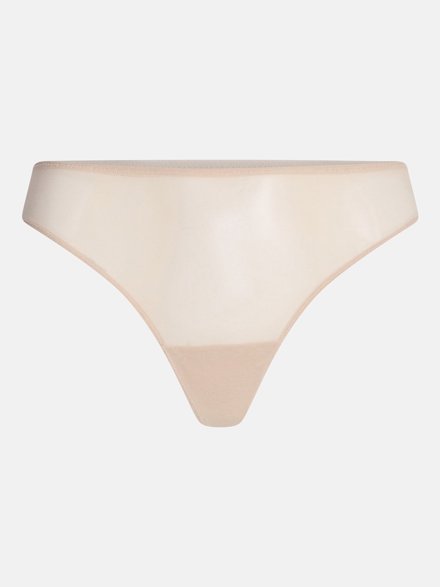 Joyspun Women's Lace and Mesh Thong Panties, 3-Pack, Sizes XS-XXXL