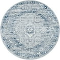 thumbnail image 2 of Rugs.com Charleston Collection Rug – 5 Ft Round Gray Low-Pile Rug Perfect For Kitchens, Dining Rooms, 2 of 9