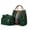 Green, variant on 4pcs Set Women Elegant PU Leather Handbag Hoo Satchel Purse Tote Shoulder Bags, Black