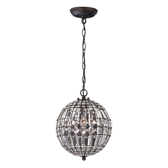 ElkGroup International 122-015 Pendentif Mini Rond en Cristal