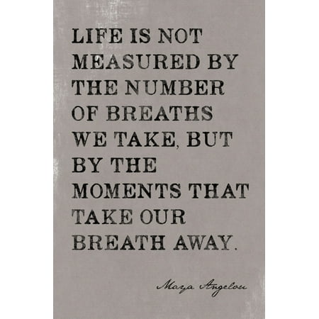 Life Is Not Measured Maya Angelou Quote Motivational Poster Interesting Life Is Not Measured Quote Life Is Not Measured Maya Angelou Quote Motivational Poster Interesting Life Is Not Measured Quote