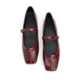 thumbnail image 6 of Domuza Mary Jane Shoes for Women Slip on Dressy Ballerina Flats Shoes for Women 2026 Soft Non-Slip Flats for Work Office Casual Wine 5.5（EU-36）, 6 of 7