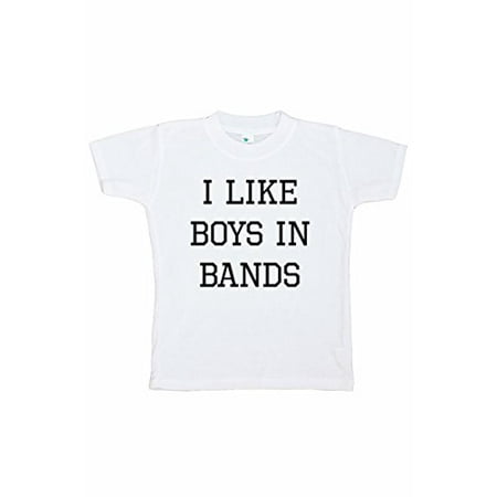 

7 ate 9 Apparel Funny Kids Boys in Bands T-Shirt White