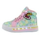 thumbnail image 4 of Tenis Botas Kuali Shoes Niña Luces Led Estrellas Arcoiris Moda Comodo M-2026 ARCOIRIS 21 cm, 4 of 5