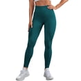 thumbnail image 5 of TGPMGRZ Scrunch Workout Leggings for Women High Waisted Lifting V Back Waist Seamless Gym Yoga Leggings Green Size S, 5 of 7