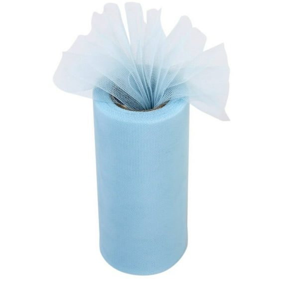 Decorate DIY Tutu Craft Wedding Car Decoration Tulle Fabric Bolt Light Blue Decor Ribbon for Crafts Wedding Tulle