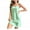 Green, variant on BRGZLK Women Satin Nightgown Babydoll Lingerie Dress Sexy Sleepwear Mini Slip Chemise Nightwear Black XL
