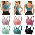 thumbnail image 4 of TFixol - Sujetador de yoga para mujer, camisetas sin mangas acolchadas, chalecos casuales recortados para, 4 of 7