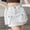 White, variant on TIANZEN Women Soild Mini Cargo Skirt Low Waist Short Denim Jean Skirt plus Size Swimming Bottoms for Women Skirt Swimsuits Women Swimsuit with Skirt Shorts