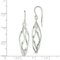 thumbnail image 6 of Auriga Fine Jewelry 925 Sterling Silver Long Twisted Dangle Earrings for Women, 6 of 6