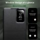 thumbnail image 4 of QIALINO Compatible with Samsung Galaxy S25 Ultra Phone Case Visible Window Genuine Leather Flip Phone Protective Case, 4 of 5