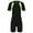 Black Yellow, variant on Eandarui Kids Boys' One Piece Front Zipper Short Sleeve Rash Guard Swimsuit Sports Bathing Suits Purple 10-12