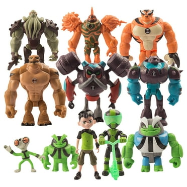 BEN 10 Toys - Set of 11 Ben 10 Action Figures - Ben 10 Superhero Figures Toys - Exclusive Collection Toys - Fun Décor & Gift - Birthday Gifts for Boys Girls Kids Adults