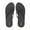 Black/black, variant on Shoreline Slim Women's Flip Flops-Toffee/White-7