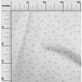thumbnail image 1 of oneOone Georgette Viscose Fabric Carrot & Rabbit Face Animal Decor Fabric Printed BTY 42 Inch Wide, 1 of 4