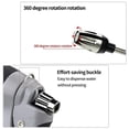 thumbnail image 5 of Garden Hose Nozzle with 3 Spray Patterns, High Pressure Water Sprayer for Car Wash, Lawn, Patio Cleaning, Anti-Slip Handle for Pet Bathing, 5 of 10