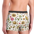 thumbnail image 4 of Rateoe Fall Fruits And Vegetables Mens Boxer Briefs Poly Spandex Performance Boxer Briefs Underwear Hem Boxer Briefs - Large, 4 of 8