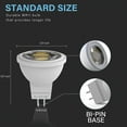 thumbnail image 4 of GOODSMANN Landscape Lighting Low Voltage Spotlights Outdoor Flood Lights 3W LED 200 Lumen 3000K 8 PK with Metal Stake Connector 9121-16103-08A, 4 of 8