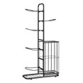 thumbnail image 2 of Ball Storage Rack, Sports Equipment Storage For Garage, Basketball Organizer Rack With Basket, 2 of 8