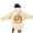 Light Yellow, variant on Yuhangmm Halloween Sweatshirts for Women Halloween Printed Hooded Crew Neck Long Sleeve Sweatshirt Seasonal Graphic Brown S