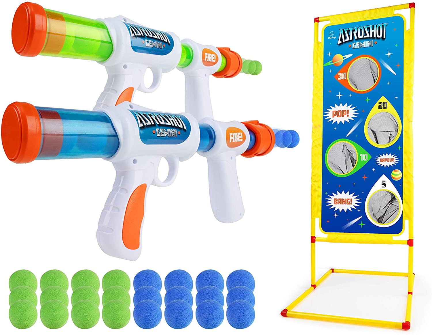 toy gun and target set
