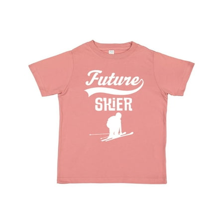 

Inktastic Future Skier Childs Skiing Gift Toddler Boy or Toddler Girl T-Shirt