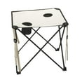 thumbnail image 3 of figatia Foldable Camping Table Picnic Table with 2 Cup Holders Ultralight Portable Outdoor Table for Garden Beach Yard Patio Barbecue, 3 of 8