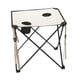 thumbnail image 3 of Mesa de picnic de mesa de campamento plegable con 2 portavoces de mesa al aire libre para al aire libre para jardín playa patio barbacoa, 3 of 8