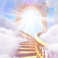 thumbnail image 1 of Pintura de diamante 5D DIY Kit de taladro redondo completo Heaven Door Art Decoration (dg459) FLhrweasw Nuevo, 1 of 9