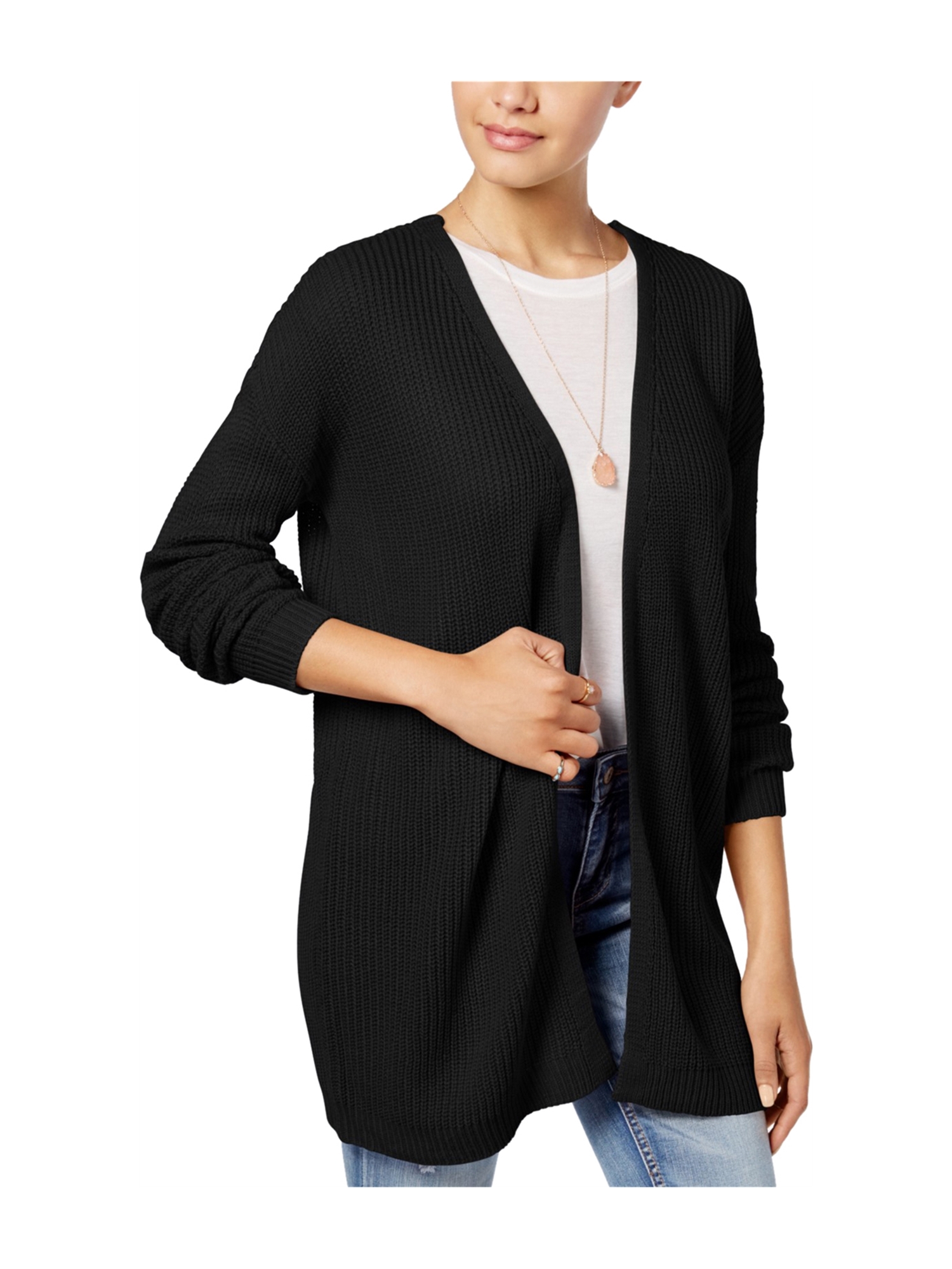 junior black cardigan sweater