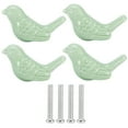 thumbnail image 1 of Cabinet Pulls, Furniture Handle 4 Set Drawer Handles, Ceramic Knobs Drawers Kitchen Cupboards For Cabinets Chests Green, 1 of 8