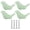 Green, variant on Yajisi 4-Pack Bird Shape Ceramic Knobs Decorative Cabinet Pulls Modern Single Hole Drawer Handles For Cupboard Wardrobe Dresser Furniture Doors Home Decor (Green, 2.2 x 1.3 x 1.2 in)