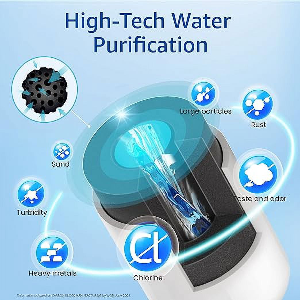 Waterspecialist MWF Refrigerator Water Filter, Replacement for GE® Smart Water MWF, MWFINT, MWFP, MWFA, GWF, HDX FMG-1, WFC1201, RWF1060, Kenmore 9991, 4 Packs