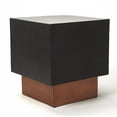 thumbnail image 2 of Butler Specialty 18" Square Metal Accent End Table In Black And Copper, 2 of 5