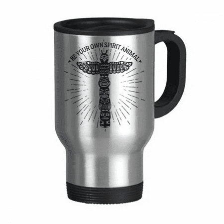 

Ancient Egypt Owl Decorative Pattern Travel Mug Flip Lid Stainless Steel Cup Car Tumbler Thermos