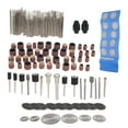 thumbnail image 2 of Kit de 121 piezas de accesorios para lijadora eléctrica, hoja de sierra circular pequeña de acero de alta velocidad, papel de lija, 2 of 14