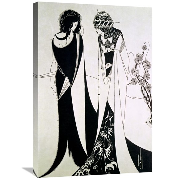 Global Gallery Aubrey Beardsley,'Salome' Stretched Canvas Artwork