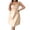 Khaki#19038mm, variant on AHMOMEI Women's Plus Size Satin Nightgown, Cowl Neck Spaghetti Strap Sleep Dress, Silky Loungewear for Home and Sleep Black XXXL