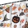 thumbnail image 3 of Halloween Decoration Pattern Shower Curtain 72"x72" ,Bathroom Decorative Shower Curtains Set with 12 Hooks,Modern Waterproof Washable Shower Curtain, 3 of 6